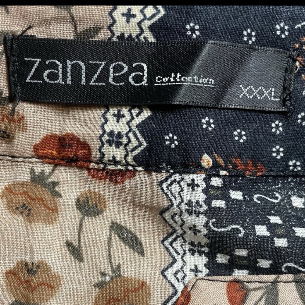 Zanzea Collection Cotton Pullover Tunic Top Womens Size XXXL Black Beige Orange - Picture 7 of 7